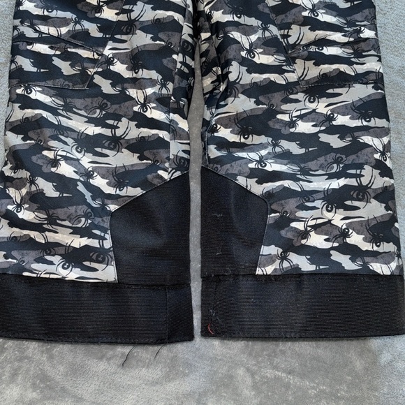 Spyder camo spider print snow bibs pants youth kids boys 5 - Picture 7 of 9